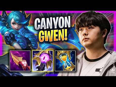 CANYON TRIES GWEN WITH NEW BUFFS! - DK Canyon Plays Gwen JUNGLE vs Bel'veth! | Season 2023