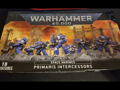 Warhammer 40K - Primaris Intercessors Unboxing