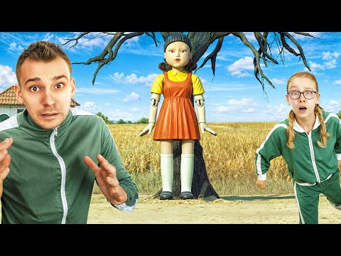 My drone films the real-life puppet from Squid Game (Young Hee) | Anglikosik DE