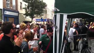 Gladdy Wax Sound System at Notting Hill Carnival 2012 with Dave Barker