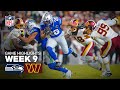 Seattle Seahawks Vs Washington Commanders Game Highlights 2025 NFL Season Week 9