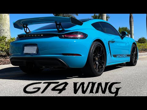 PORSCHE CAYMAN 718 GT4 WING