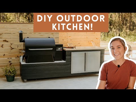 Building a DIY Modern Outdoor Kitchen