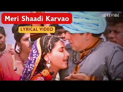 Shadi Karvaho (Lyric Video) | Udit Narayan, Sapna A | Govinda, Sonali |Jis Desh Mein Ganga Rehta Hai