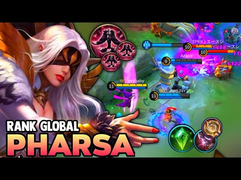 PHARSA BEST BUILD 2021 | TOP GLOBAL PHARSA GAMEPLAY | MOBILE LEGENDS✓