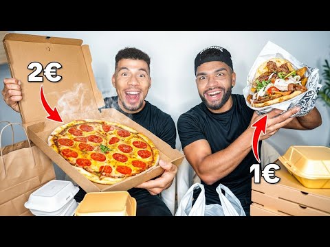 WIR TESTEN DAS BILLIGSTE ESSEN VOM LIEFERDIENST!