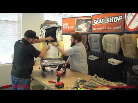 2009-2012 Dodge Ram Driver Bottom Seat Cover & Top Seat Cover Install