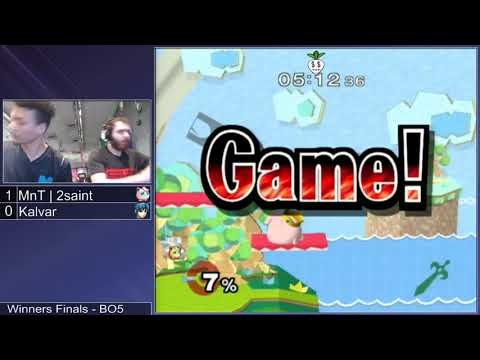 Mass Madness 25 SSBM - MnT | 2saint (Jigglypuff) vs. Kalvar (Marth) - Melee WF