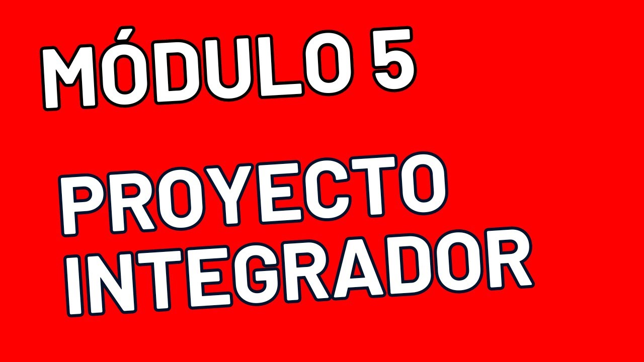 Integrative Project - Module 5 - UPDATED ONLINE PREP SEP