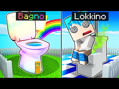 CASA BAGNO CONTRO CASA DI LOKKINO su MINECRAFT ITA!!