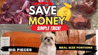 How to Save Money on Meat | Portioning Fish & Steak at Home. #miketip #smartliving #savesmart