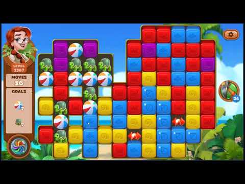 Lost Island Blast Adventure Level 1367 - NO BOOSTERS 🏝️ | SKILLGAMING ✔️