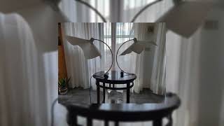 COPPIA DI 2 LAMPADE ARTEMIDE AREA CURVEA 50 ANNI '70 DI MARIO BELLINI