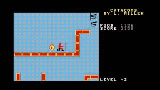 Catacomb (L. Miller) (longplay of the shareware version) for the TRS-80 CoCo