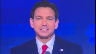 Ron DeSantis' Awkward Smile Attempt during the Fox News event