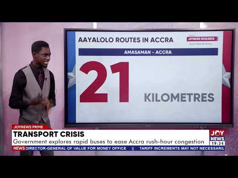 Transport crisis: Government explores rapid buses to ease Accra rush-hour congestion.