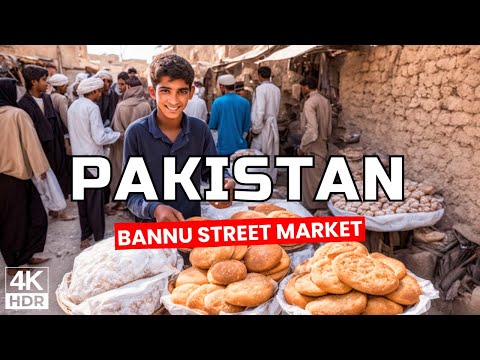 🇵🇰 Bannu, Pakistan INCREDIBLE 4K Walking Tour - Street Food