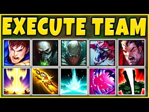 EXECUTION TEAM COMP 2019 (OVER 20,000+ TRUE DMG) THE MOST OP TEAM EVER  - League of Legends