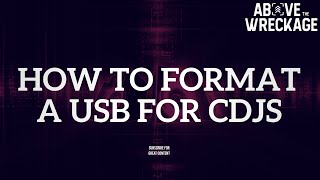 How to format a USB for CDJs using a Mac | DJ Tips | Studio Tips