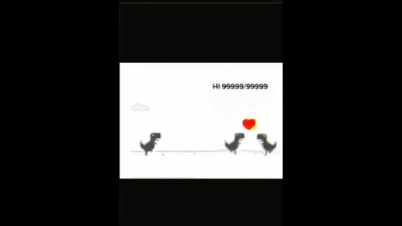 Chrome Dino game end😭 | Unknown End 😔