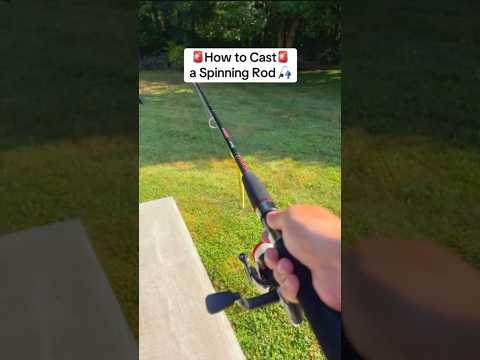 How to Cast a Spinning Rod‼️