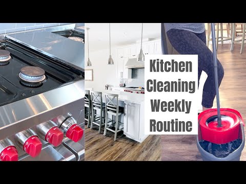 Weekly Kitchen Deep Cleaning Routine | How to Clean Your Kitchen Fast