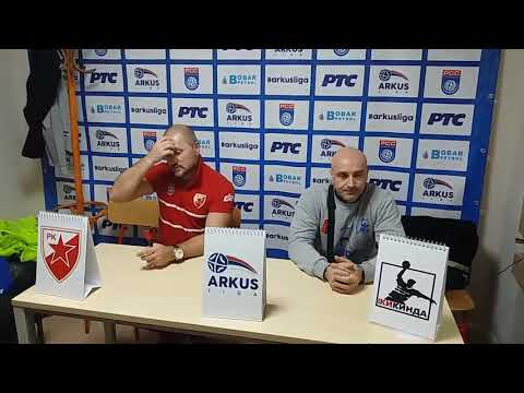 ARKUS liga 21. kolo / MRK Crvena Zvezda - RK Kikinda Grindex / Konferencija za medije