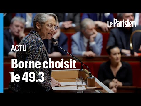Retraites : le gouvernement dégaine le 49.3, Borne huée à l'Assemblée
