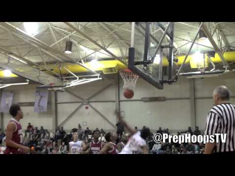 Kentucky Wildcat commit James Young dunks over defender at the Roundball Classic
