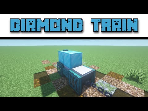 Minecraft 1.17 -  Diamond Train Build