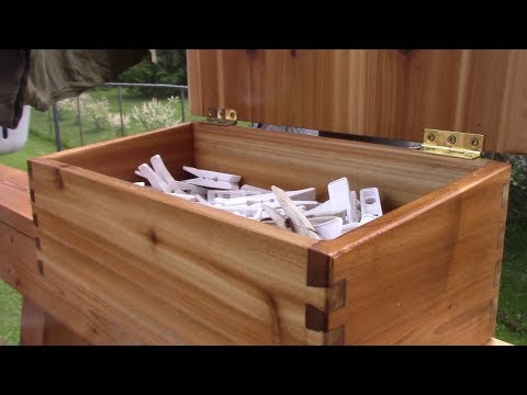 The Woodpecker Ep 199 -  A cedar clothespis box  for Renée