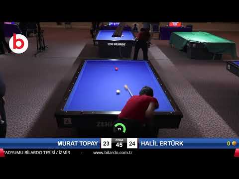 MURAT TOPAY & HALİL ERTÜRK Bilardo Maçı - 2020 TK 1.ETAP ANTALYA-2.ÖN ELEME