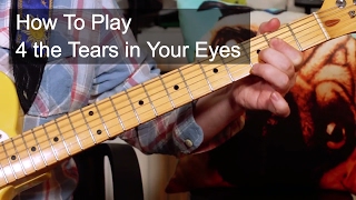 &#39;4 the Tears in Your Eyes&#39; Prince Guitar Lesson