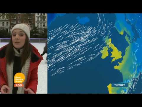Laura Tobin Skating GMB Weather 2016 11 14