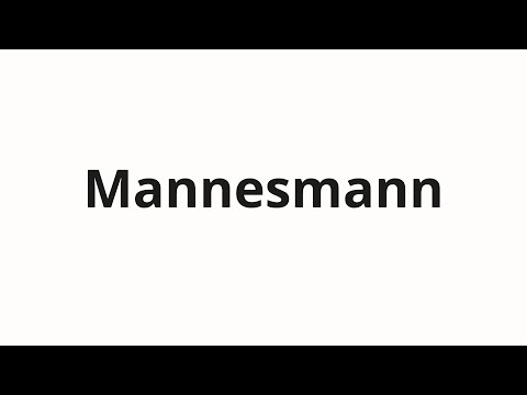 How to pronounce Mannesmann