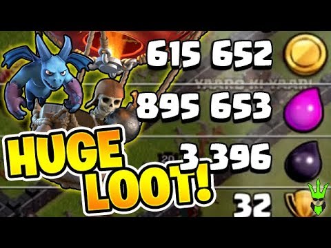 HUGE LOOT RAIDS! - Let's Play TH9 Ep. 20 - "Clash of Clans"
