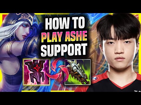 LEARN HOW TO PLAY ASHE SUPPORT LIKE A PRO! - T1 Keria Plays Ashe Support vs Renata! | Season 2022