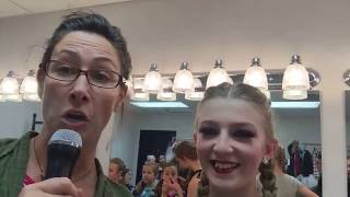 Wee TV!  Live backstage with "Hero Girl"!