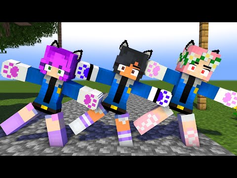 FIRST MEET APHMAU BECOME COPS VS PRISON EIN, AARON, ZANE, KC, ZOEY - MINECRAFT ANIMATION #shorts