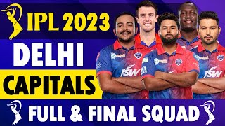 Delhi Capitals 2023 Squad | Delhi Capitals IPL 2023 Team | IPL 2023 Squad DC Players List