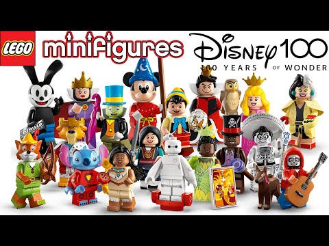 Vidéo LEGO Minifigures 71038 : Série Disney 100 ans - Sachet Surprise