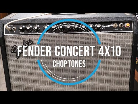 Fender Concert 2-Channel 60-Watt 4x10" Guitar Combo 1981 - 1986 - Black image 15
