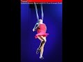 Risky and beautiful circus performance 