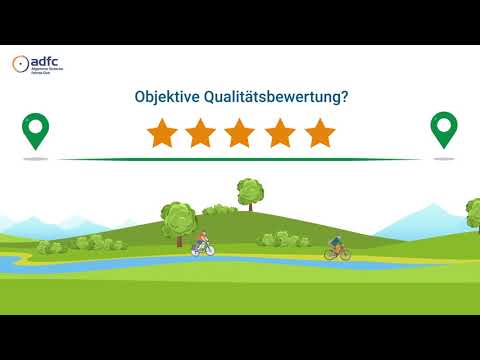 Erklärfilm ADFC Qualitätsradrouten | Qualitätsbewertung von Radfernwegen