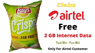 How to Redeem Lays Airtel Coupon  Airtel Thanks Ap