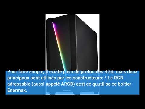 Must See Boîtier PC Gaming RGB Enermax MAKASHI MK50 noir