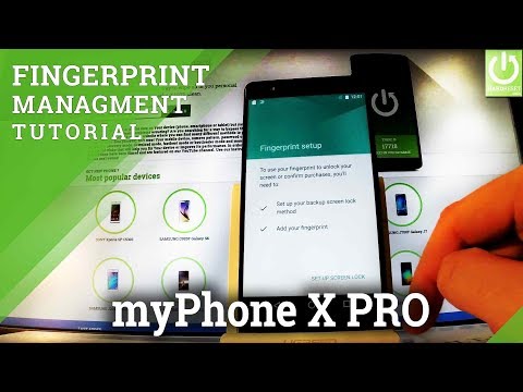 How to Add Fingerprint in myPhone X PRO - Use Fingerprint to Unlock