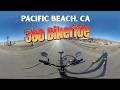 360° Bike Ride: Mission Beach to Pacific Beach Boardwalk, San Diego 🚴‍♂️🌊