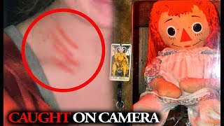 Annabelle Doll Scratches Someone Right In Front Of Me (Caught On Camera)
