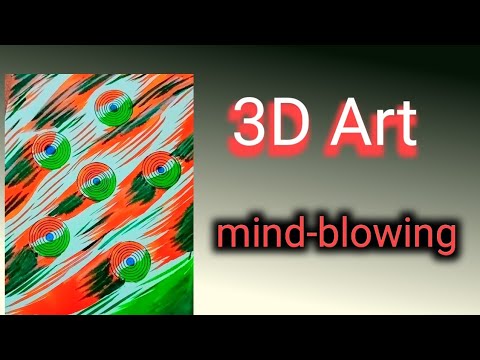 "Mind-blowing" 3D Art 🎨 Tauseef Art #3DArt#art #drawing 